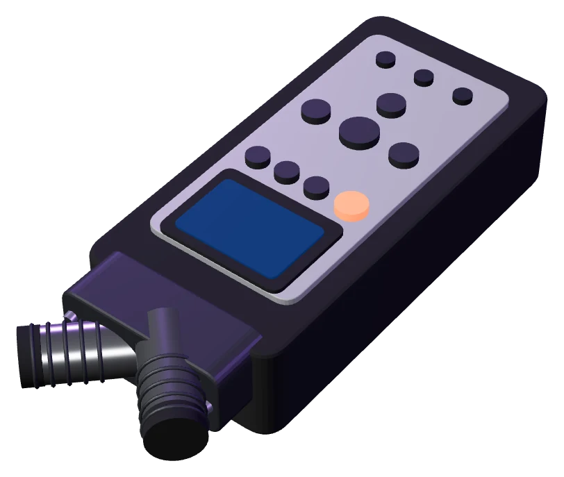 Zoom H4n Pro, 3D render